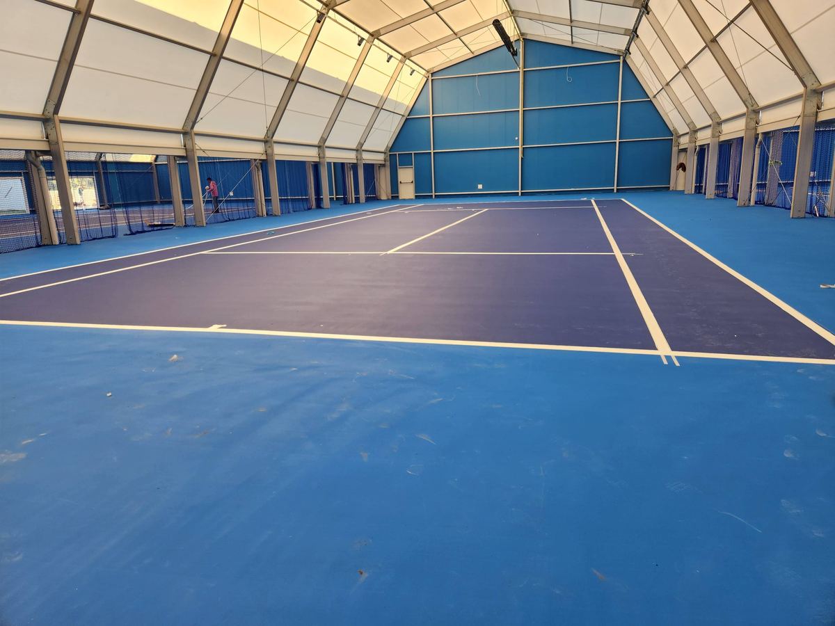 Akrilik Spor Sahaları uygulama örneği