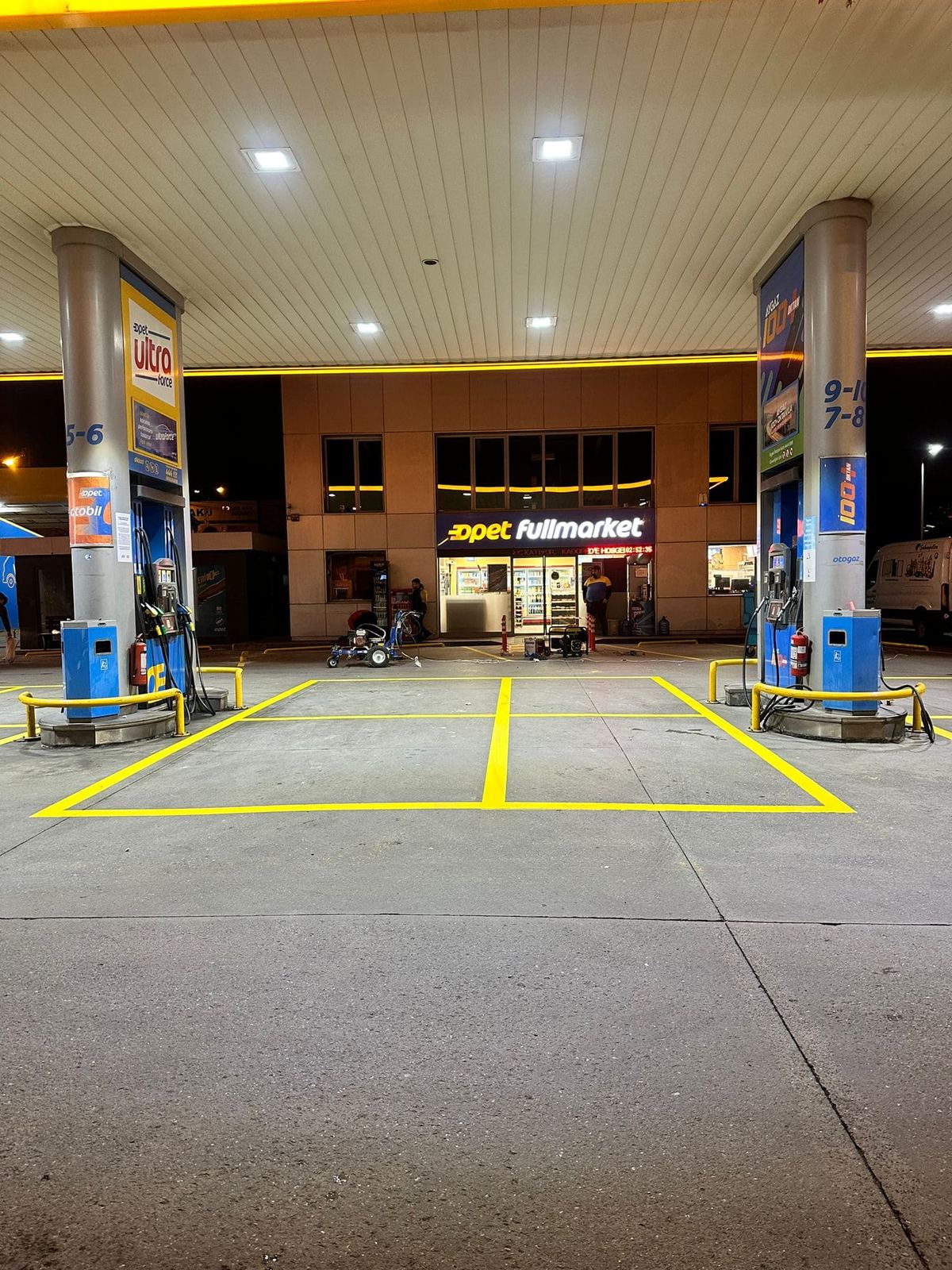 Otopark İşaretleme uygulama örneği
