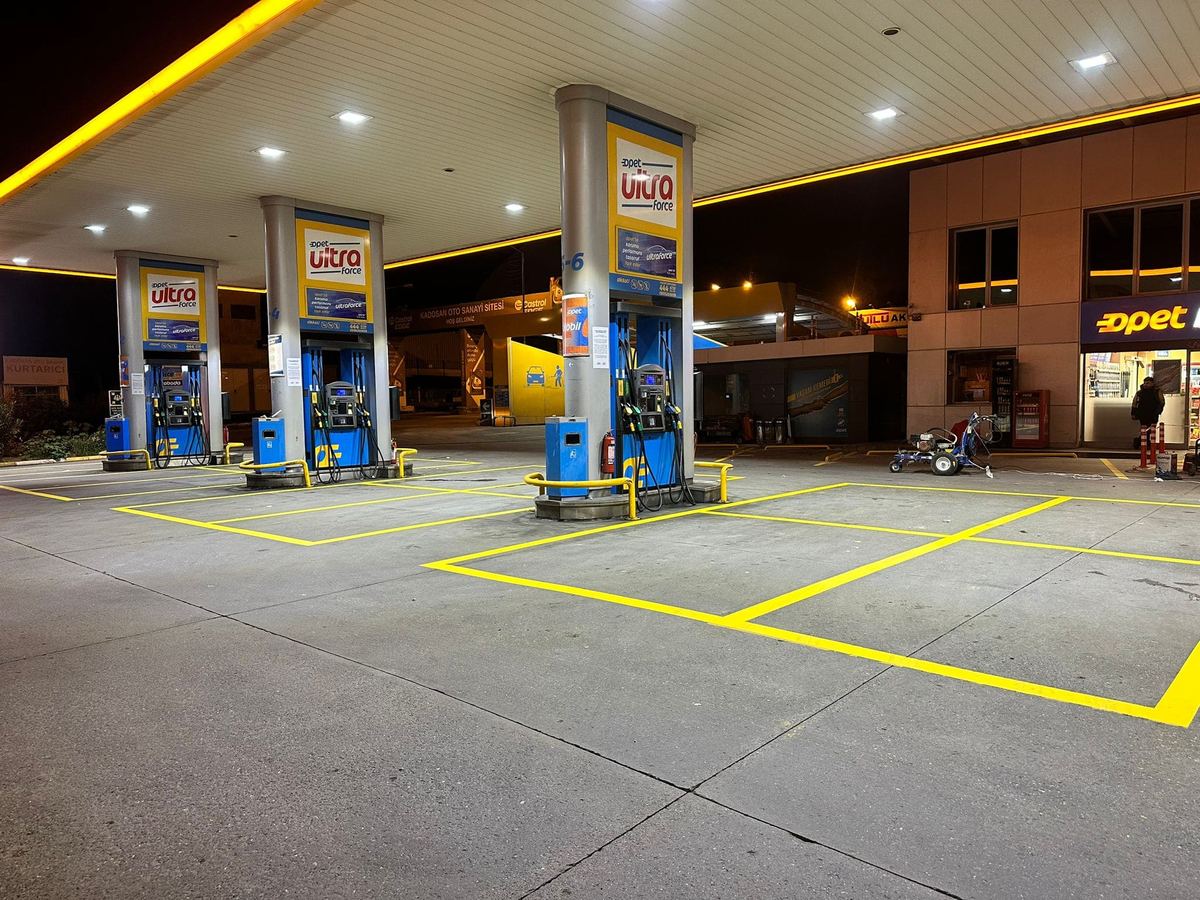 Otopark İşaretleme uygulama örneği